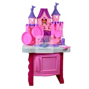 Set Bucatarie Castel Sunete si Muzica Roz