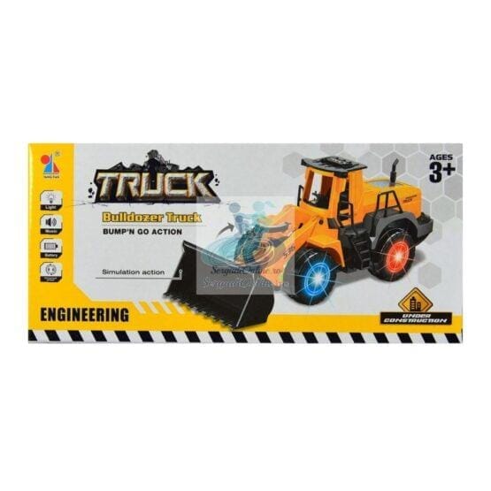 Excavator jucarie cu sunet si lumini 28 cm