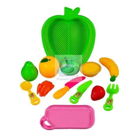 Cos de bucatarie cu accesorii mancare