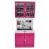 Bucatarie roz cu accesorii si chiuveta 35 cm h 3 Bucatarie roz cu accesorii si chiuveta 35 cm h