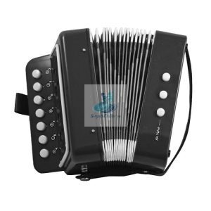 Acordeon jucarie cu sunete reale negru