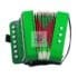 Acordeon jucarie cu sunete reale verde