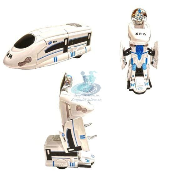 Tren Transformers 22 cm cu lumini si sunete 6 Tren Transformers 22 cm cu lumini si sunete