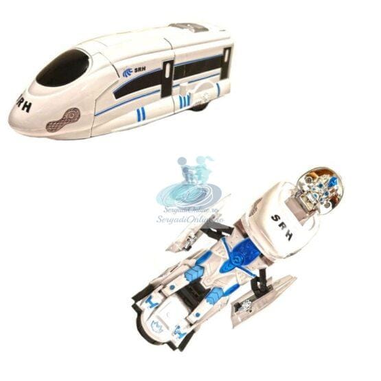 Tren Transformers 22 cm cu lumini si sunete
