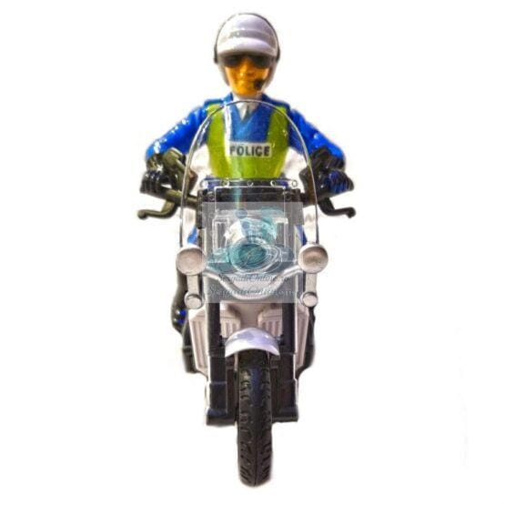 Motocicleta politie si politist cu sunete si lumini