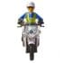 Motocicleta politie 20 cm si politist cu sunete si lumini 4 Motocicleta politie si politist cu sunete si lumini