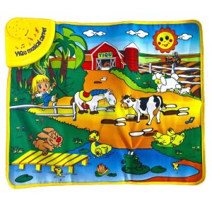 Covoras muzical cu sunete animale si melodie 50*60 cm