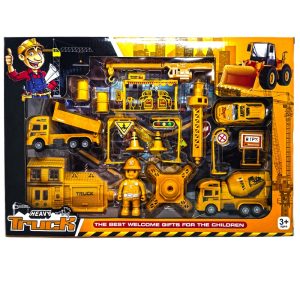 Set "Micul Oras" galben - 17 piese