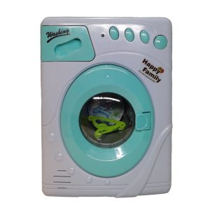 Masina de spalat verde cu sunete si lumini 20 cm