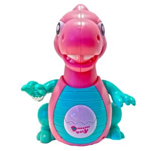 Dinozaur dansator cu lumini si muzica 23 cm