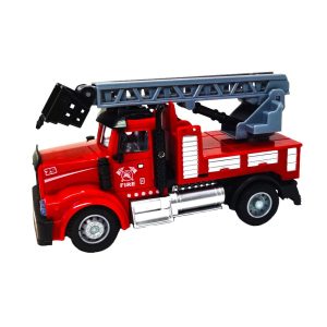 Camion rosu cu macara 13 cm cu radiocomanda forma radio