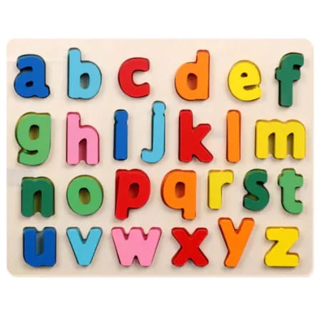 Puzzle lemn multicolor "Invata Alfabetul" 24 x 22 cm 3 Puzzle lemn multicolor „Invata Alfabetul” 24 x 22 cm