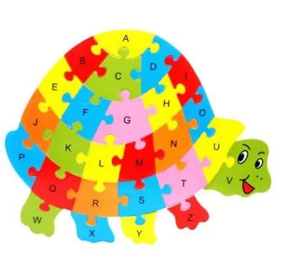 Puzzle lemn multicolor "Invata Alfabetul" 24 x 22 cm forma broscuta 3 Puzzle lemn multicolor „Invata Alfabetul” 24 x 22 cm forma broscuta