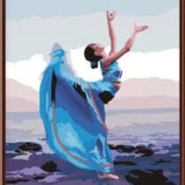balerina-albastra-40x50