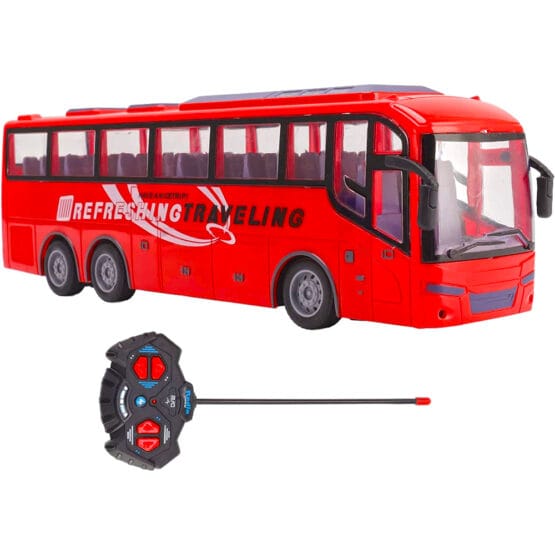 Autocar 30 cm cu radiocomanda si lumini 4 Autocar 30 cm cu radiocomanda si lumini