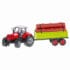 Tractor 55 cm cu remorca incarcata cu lemne 3 trctor remorca lemne 5