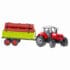 Tractor 55 cm cu remorca incarcata cu lemne 2 trctor remorca lemne 6
